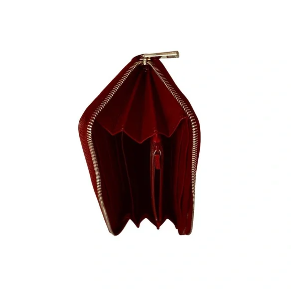 GUCCI Soho Leather Zip Around Wallet Cherry - Picture 6 of 14